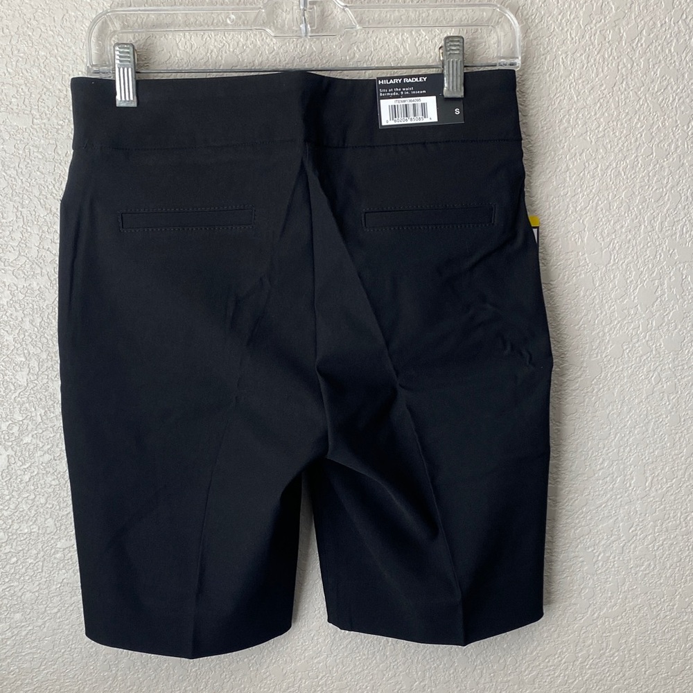 Hilary Radley Ladies' Pull On Bermuda Short BLACK/SMALL - Picture 2 of 6